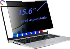 15.6-inch detachable privacy screen with anti-glare for 16:9 laptops, magnetic picture