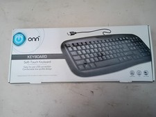ONN USB Connected Soft-Touch Wired Keyboard - Black picture