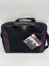 Wenger SWISSGEAR The SHERPA Slimcase Computer Sleeve Laptop Bag Black Purple picture