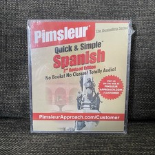PIMSLEUR QUICK AND SIMPLE SPANISH (4 DISCS) Factory Sealed Brand New picture