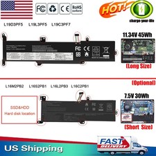 L19C3PF7 L19D3PF5 L19L3PF5 /L16L2PB2 battery for Lenovo IdeaPad L16C2PB2 L16M2PB picture