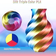 ERYONE Silk Tri Color PLA Filament 3D Printer 1.75mm +/- 0.03mm, Multicolor Fila picture