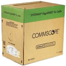 Qty 2 CommScope SYSTIMAX XL 1000’ 760004689 CAT6 Ethernet Cable,SOLID,23AWG,Blue picture