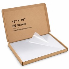 13 x 19 Inch Waterproof Inkjet Transparency Film 60 Sheets picture