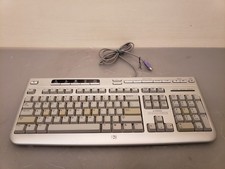Vintage Retro HP Wired PS2 PS/2 Internet MultiMedia Keyboard 5187-7583 picture