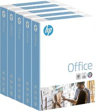 80GSM HP OFFICE LOT A4 WHITE COPIER PRINTER PAPER 1 2 3 4 5 REAMS /500 SHEETS picture