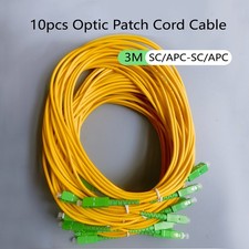 1/2/3/5/10pcs Fiber Optic Cable SC/APC-SC/APC 3M  Simplex Mode Indoor FTTH picture