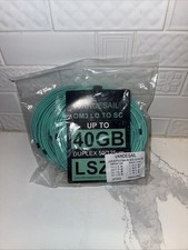 Vandesail OM3 Fiber Patch Cable LC/UPC to SC/UPC Duplex 4M LSZH 40GB - Lot of 5 picture