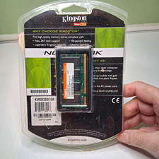Kingston ValueRAM 1GB DDR3 PC2700 DDR-333 204-Pin Vintage SO-DIMM KVR3333SO/1GR picture