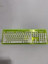 Wireless PC/Mac Keyboard Rock Candy Neon Lime Green 904-005T NO DONGLE picture