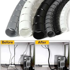 Cable Organizer Spiral Wrap Wire Protector 10/16mm Flexible Tube picture