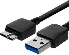 NTQinParts Replacement PC USB3.0 Data Sync Power Charger Cable 3 feet, Black picture