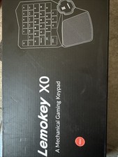 LEMOKEY X0 One Handed Gaming Keyboard, 35 Keys North-Facing Red Backlit Wired picture