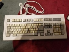 Mitsumi Electric Co Mechanical Keyboard Model KPQ-E99YC Input 5V DC. TESTED  picture