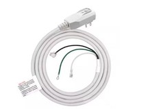 7.5ft. 120V 10Amp 1200W LCDI Power Cord Plug for Air Conditioner,Leakage Gray picture