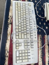Vintage Wired HP Hewlett Packard Windows 98/NT Keyboard 5129. P/N 5183-7399 PC3 picture