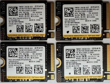Lot of 4 Samsung PM9B1 256GB M.2 NVMe SSD MZ9L4256HCJQ MZ-9L4256A picture
