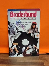 Broderbund Software 1988 40 page video game catalog picture