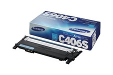 Original Samsung CLT-C406S (ST984A) Cyan Toner. New Sealed Box, We Ship Fast picture