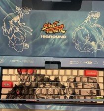 Higround x Street Fighter 65 Mechanical Keyboard Akuma (MONOCHROME) Missin 1 key picture