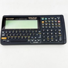 SHARP Pocket computer PC G850 Programmable Calculator No battery picture