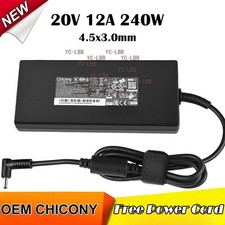 GENUINE 20V 12A 240W MSI Katana 12UGS MS-1583 AC Adapter Charger + Cable picture