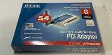 D-Link AirPlus G DWL-G510 802.11g/2.4GHz 54Mbps Wireless PCI Adapter Card 