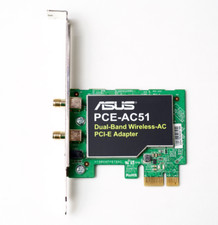 Asus PCE AC51 Wireless WiFi PCIe Adapter Card Dual Band 433Mbps 2.4GHz 5GHz picture