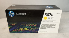 HP CE402A 507A Yellow Toner Cartridge Genuine New Sealed Bag Open Box picture