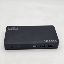 Accell USB 3.0 Full Function Docking Station for PC & Mac 4k NO CORDS, DOCK ONLY picture