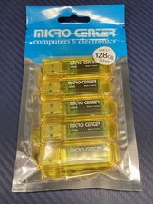 New Micro Center 128GB SuperSpeed USB 3.1 (Gen 1) Flash Drive - Yellow (5 Pack) picture