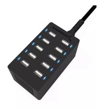 Sabrent AX-TPCS/TU63 60 Watt - Black - (12 Amp) 10 Port USB Rapid Charger picture