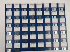 Vintage Amiga CranWare Software Discs-90 Original Labeled Discs (rare) picture