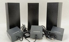 Linksys Velop AC2200 Tri-Band Mesh Wi-Fi 5 System (3 Pack) WHW0303B Black - U picture