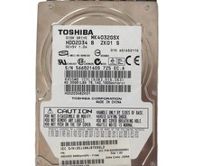 Toshiba MK4032GSX HDD2D34 B ZK01 S 010 A0/AS211G China 40gb 2.5