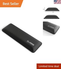 Compact Black Wrist Rest for Mechanical Keyboards - Durable & Stylish Design picture