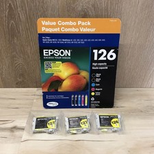 EPSON 126 High Capacity Value Combo Pack Plus More / 8 Cartridges / New Sealed picture