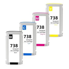 HP DesignJet T850/T950 Ink | HP738 Compatible Cartridge 4×130ML BKCMY picture
