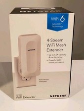 NEW Netgear 4 Stream AX1800 Wifi Mesh Extender Wall Plug Placement Smart Connect picture