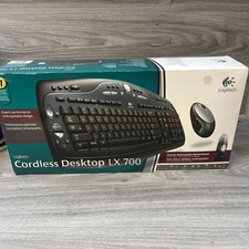 Logitech LX700 Cordless Desktop Keyboard & Mouse Open Box Complete picture