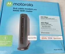 Motorola MG7315 8x4 343 Mbps Plus N450 Wi-Fi Cable Modem Wifi Router picture