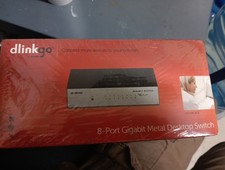 New D-Link Dlinkgo GO-SW-8G 8 Port Gigabit Desktop Switch SEALED picture