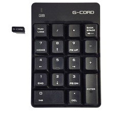 G-cord Wireless Number Pad - 2.4G Numeric Keypad Silent 19 Keys USB Keypads picture