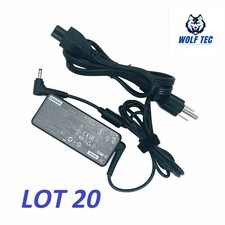 LOT 20 Lenovo Chromebook w 3 prong power chord Lenovo ADLX45NCC3A 45W AC Charger picture