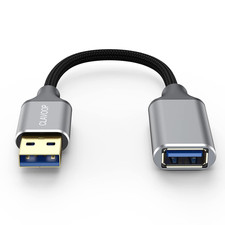 Short USB Extension Cable 6 inch, USB A 3.0 Extender Male to Female Cord Braided picture