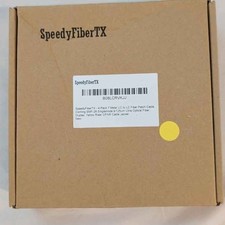 SpeedyFiberTX 4-Pack 7m LC to LC Singlemode Duplex Fiber Patch Cable Yellow OS2 picture