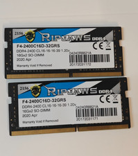 G.Skill Ripjaws 32GB (2x16GB) DDR4-3200 SO-DIMM Laptop RAM F4-3200C22D-32GRS picture