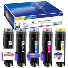 VICTORSTAR 5 Packs Compatible Toner Cartridge S2825 H625 H825 for Dell H625cdw picture