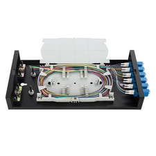 Wallmount Box Fiber Optic Terminal Encloure 6 LC Duplex Port with 12 Strand LC picture