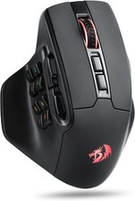 M811 PRO Wireless MMO Gaming Mouse, 15 Programmable Buttons RGB Gamer Mouse w.. picture